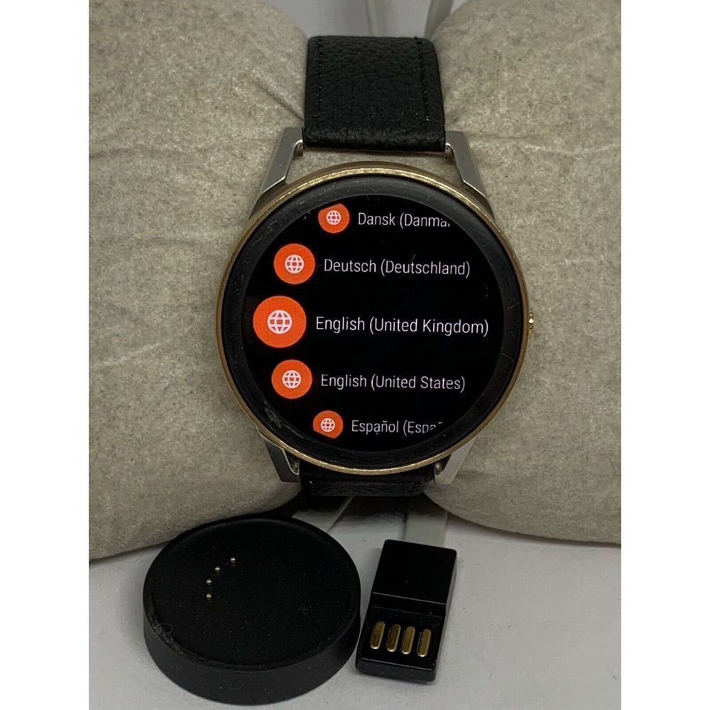 Fossil Gen 3 FTW7001 Brown Leather Digital Dial Genuine Smart Watch ZA428